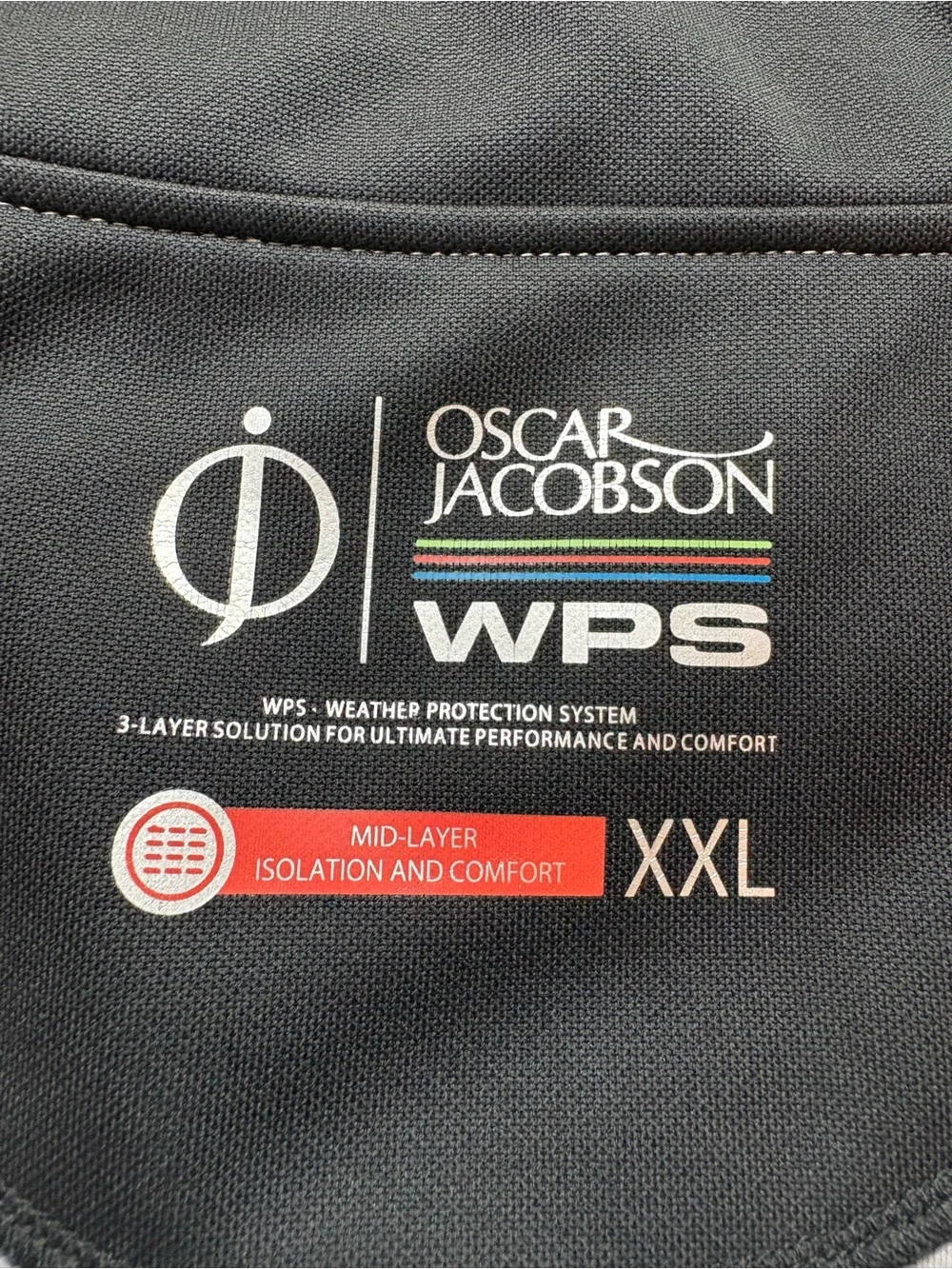 Oscar Jacobson WPS Joe Gilet Golf Vest XXL North Berwick Black